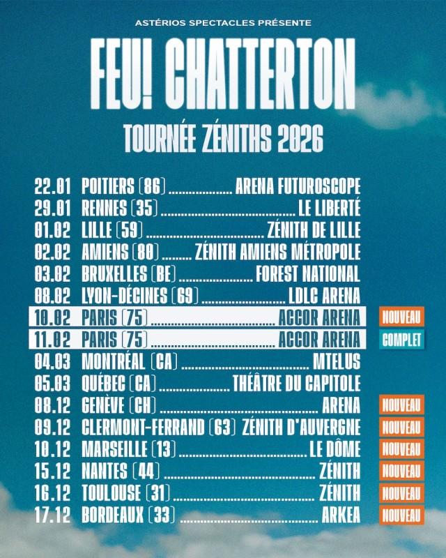 Feu! Chatterton - Tournée des Zéniths