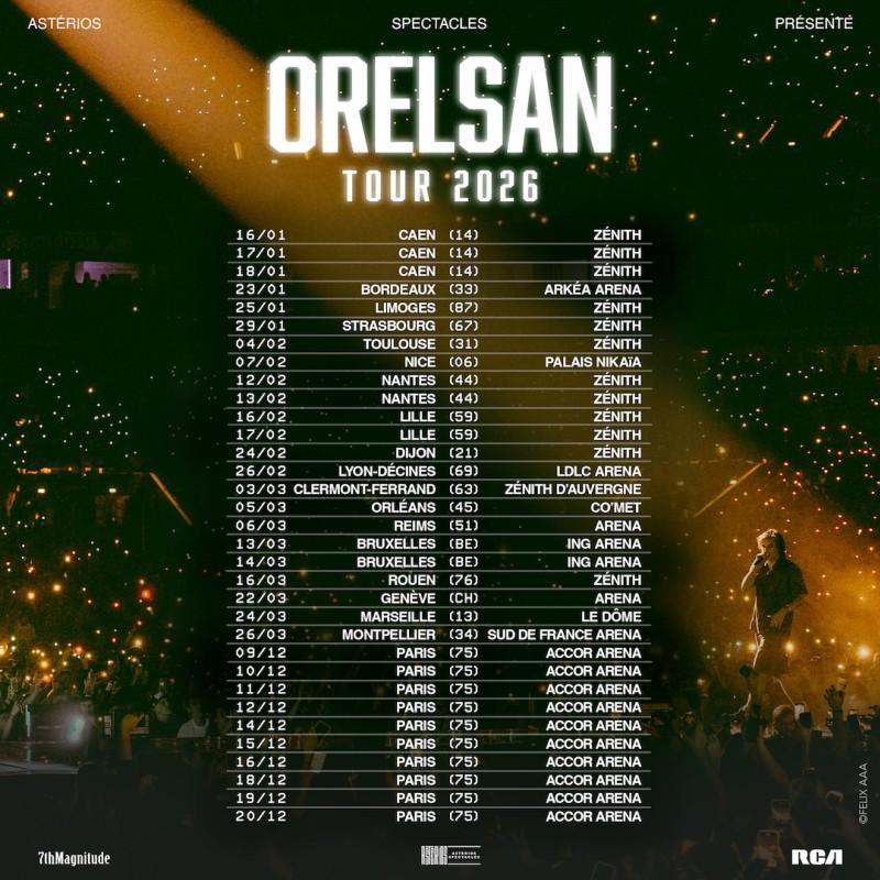 OrelSan - Tour 2026