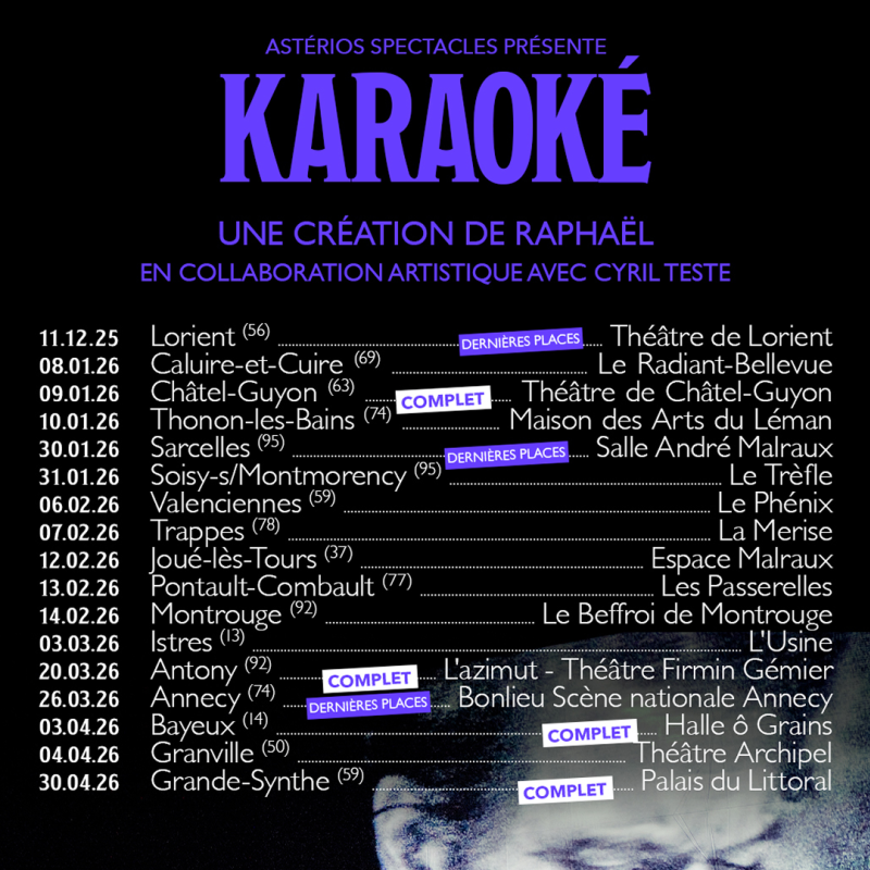 Raphaël - En tournée